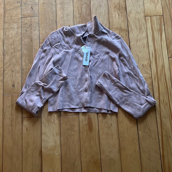 dusty pink long sleeve garage top - Picture 1 of 3